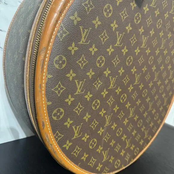 Louis Vuitton French Co. Hat Box bag Vintage Boite Chapeau monogram LV trunk - Picture 13 of 16